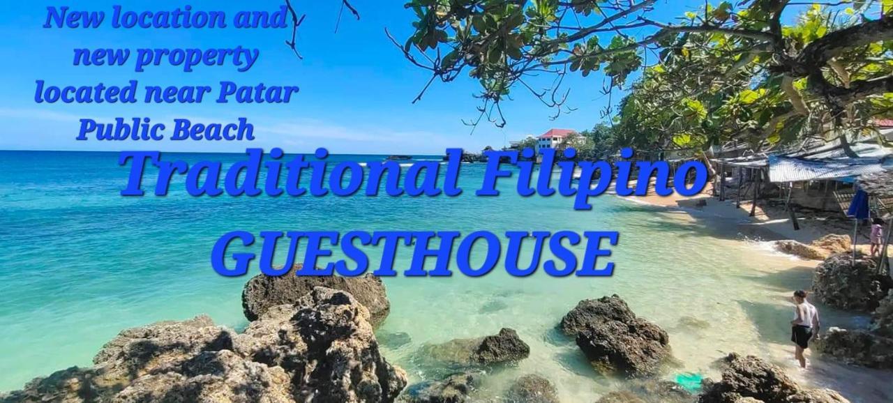 Traditional Private Guesthouse In Patar Beach Bolinao Bagian luar foto
