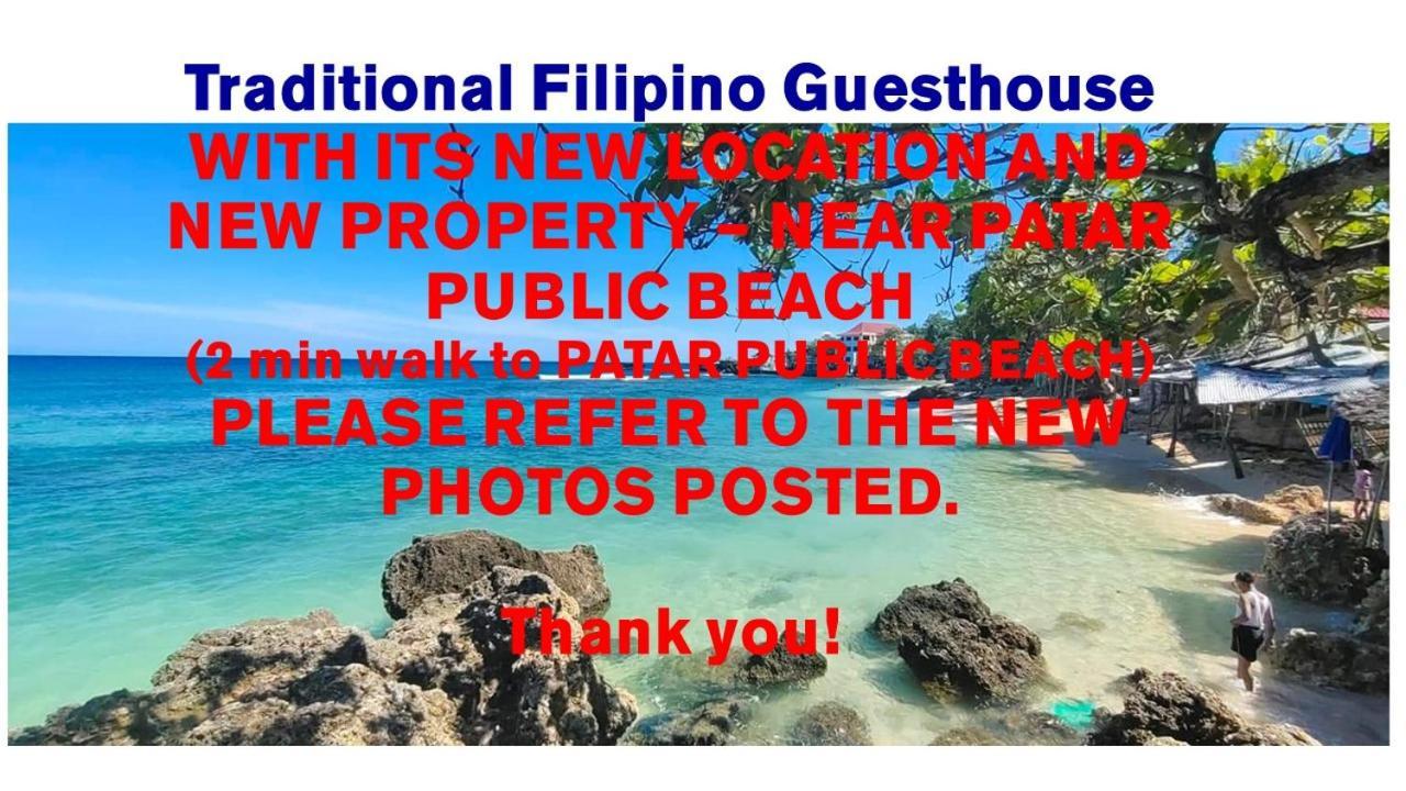 Traditional Private Guesthouse In Patar Beach Bolinao Bagian luar foto